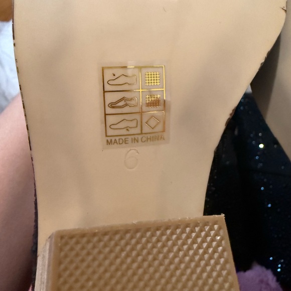 NWOT Women’s Black Above The Knee Rhinestone Cowgirl Boots Size 6 - Picture 8 of 9